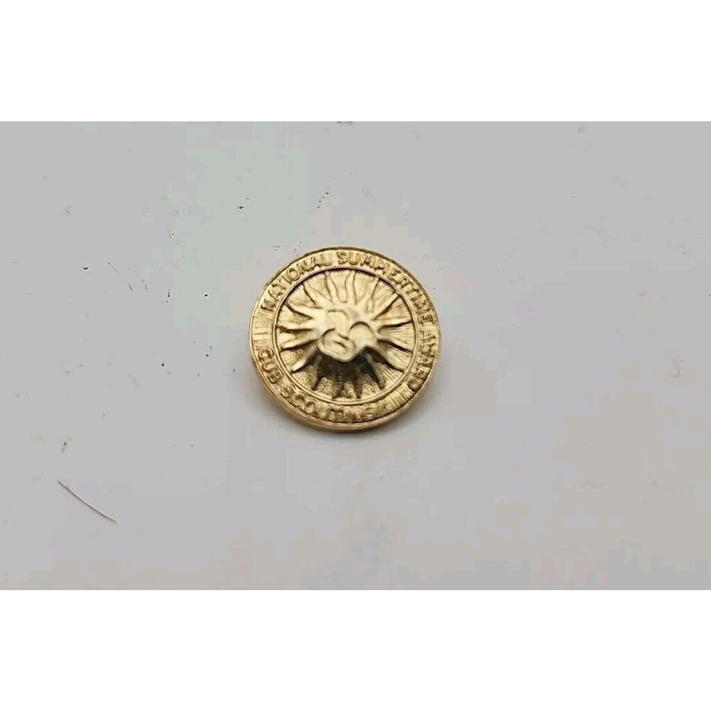 National Summertime Award Cub Scouting Pin Sun Lapel Enamel Collectible